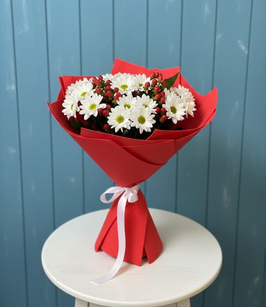 Букет цветов из: Хризантемы в Новоаннинске