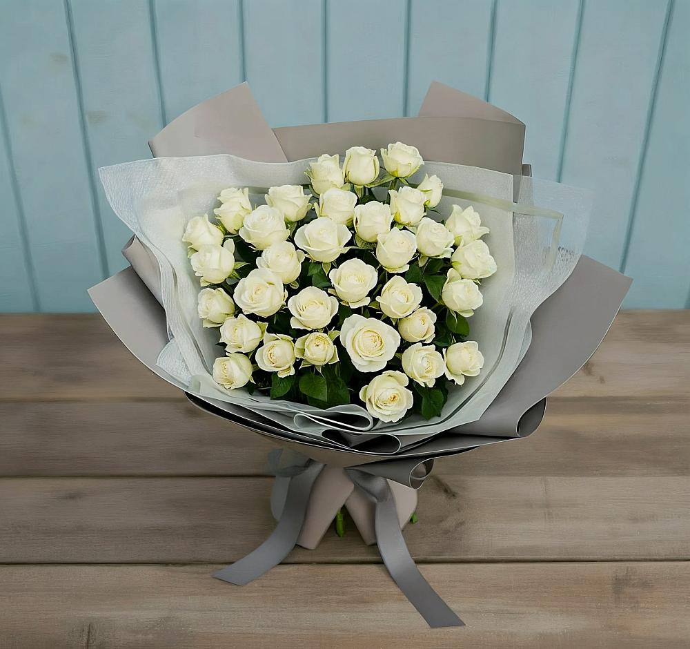 Букет Белоснежная нежность в Новоаннинске