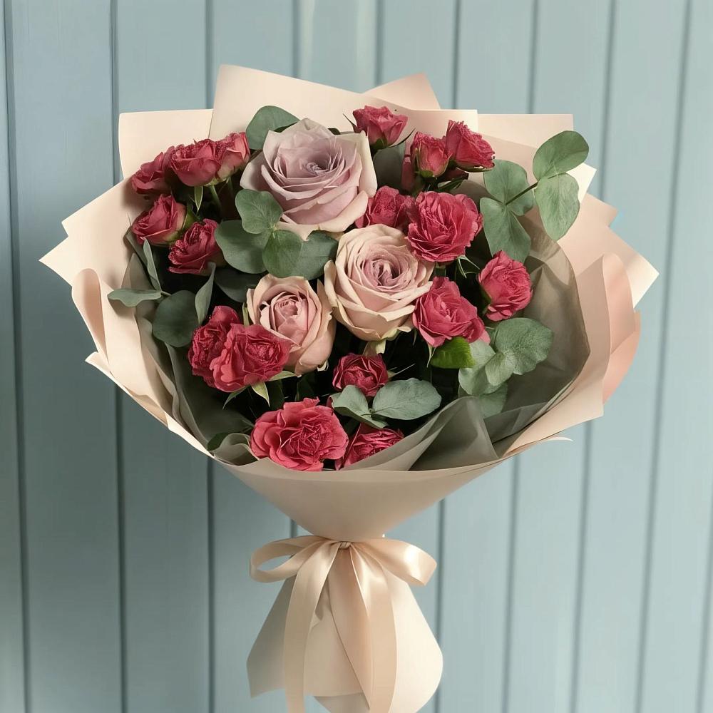 Букет цветов из: Гвоздики и Розы в Новоаннинске