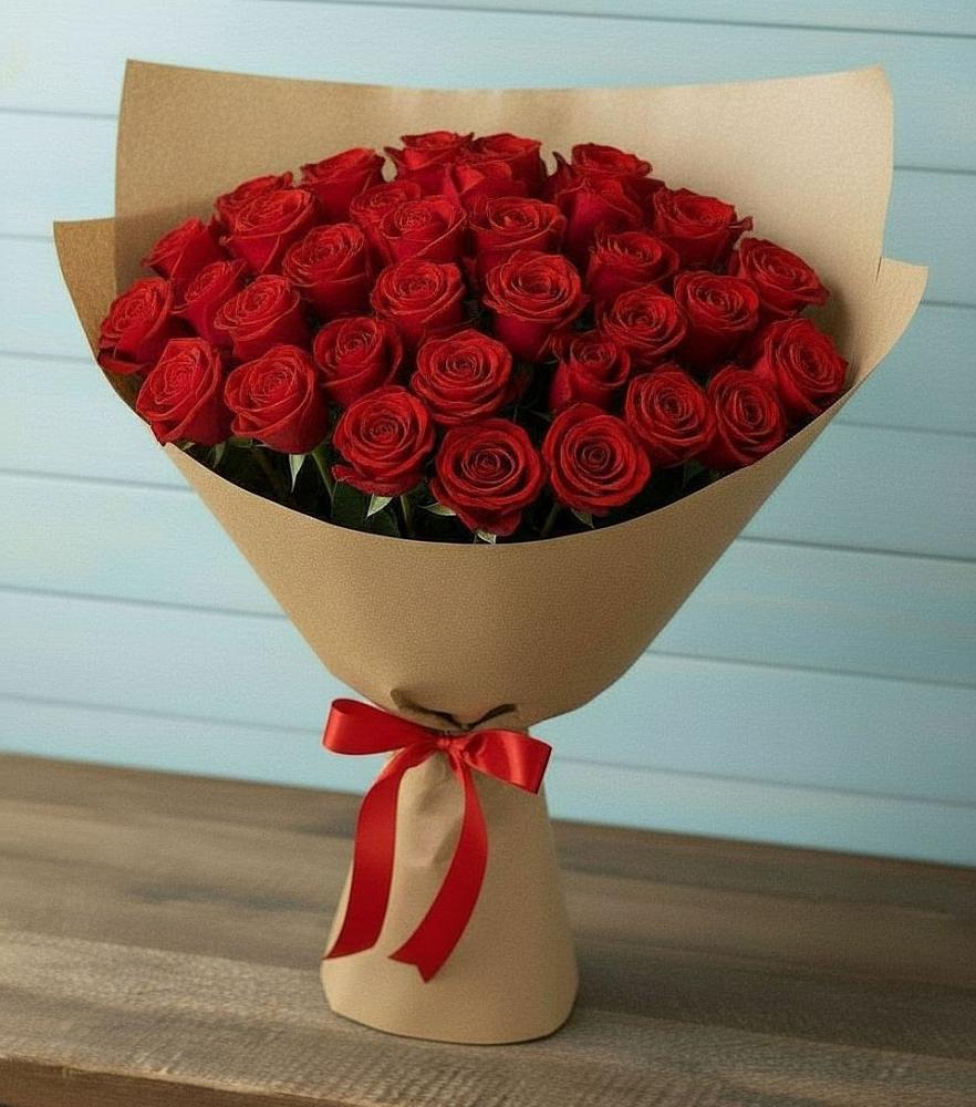Букет Красные розы Милано в Новоаннинске