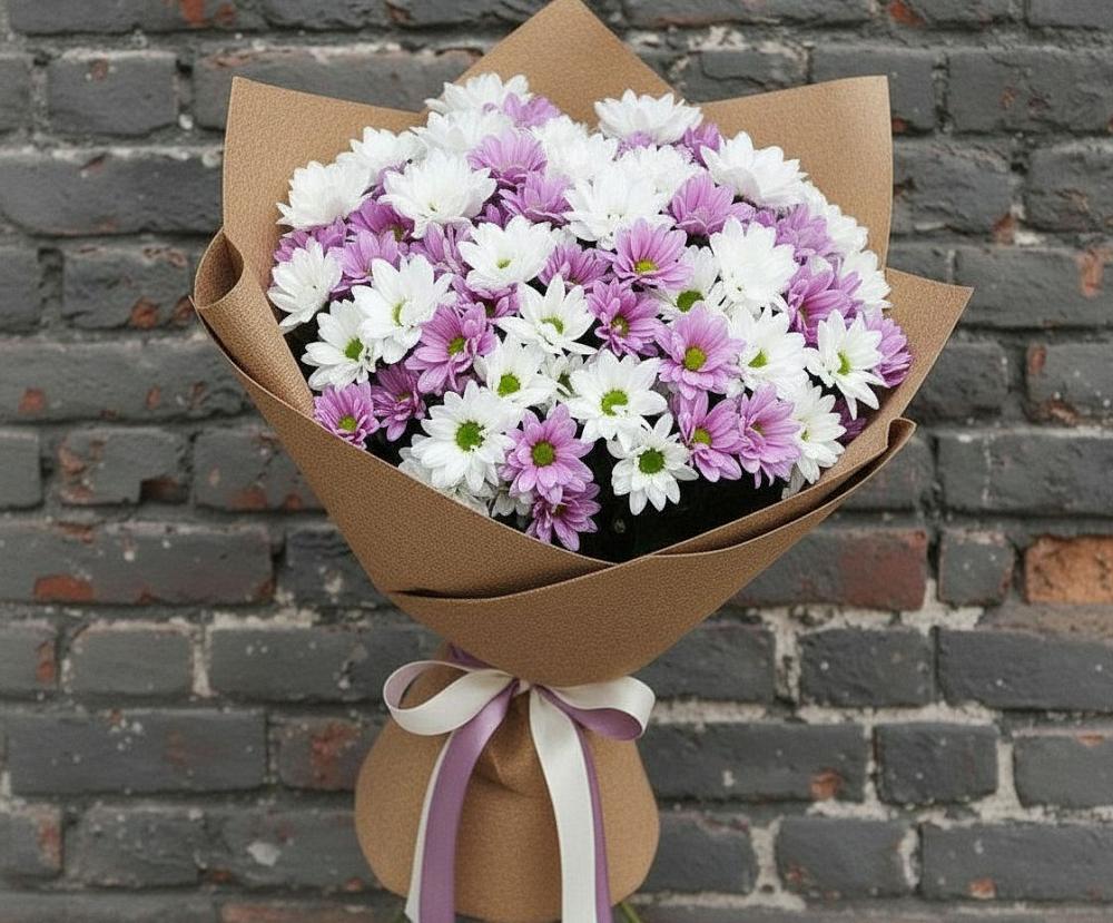 Букет цветов из: Хризантемы в Новоаннинске