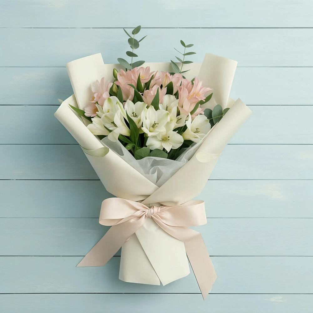 Букет цветов из: Альстромерии в Новоаннинске