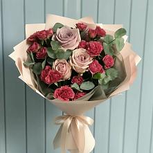 Букет цветов из:  Гвоздики и Розы в Новоаннинске