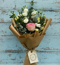 Букет цветов из:  Розы и Лизиантусы #REPLACE_PRED# Новоаннинске