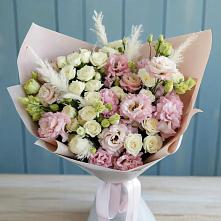 Букет цветов из:  Альстромерии и Розы в Новоаннинске